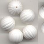 50 qty 14mm vintage white r..